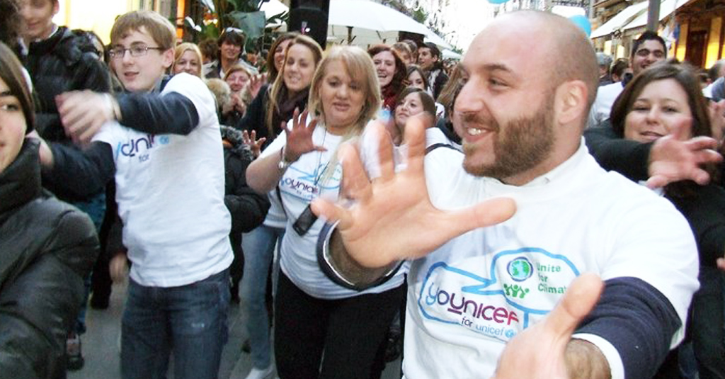 A Sanremo con Unicef con il flash mob per i bambini della Libia